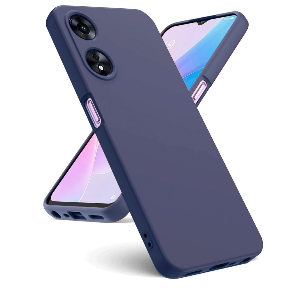Oppo A38 Kılıf First Silikon - Lacivert Oppo A38 Kılıf First Silikon - Lacivert