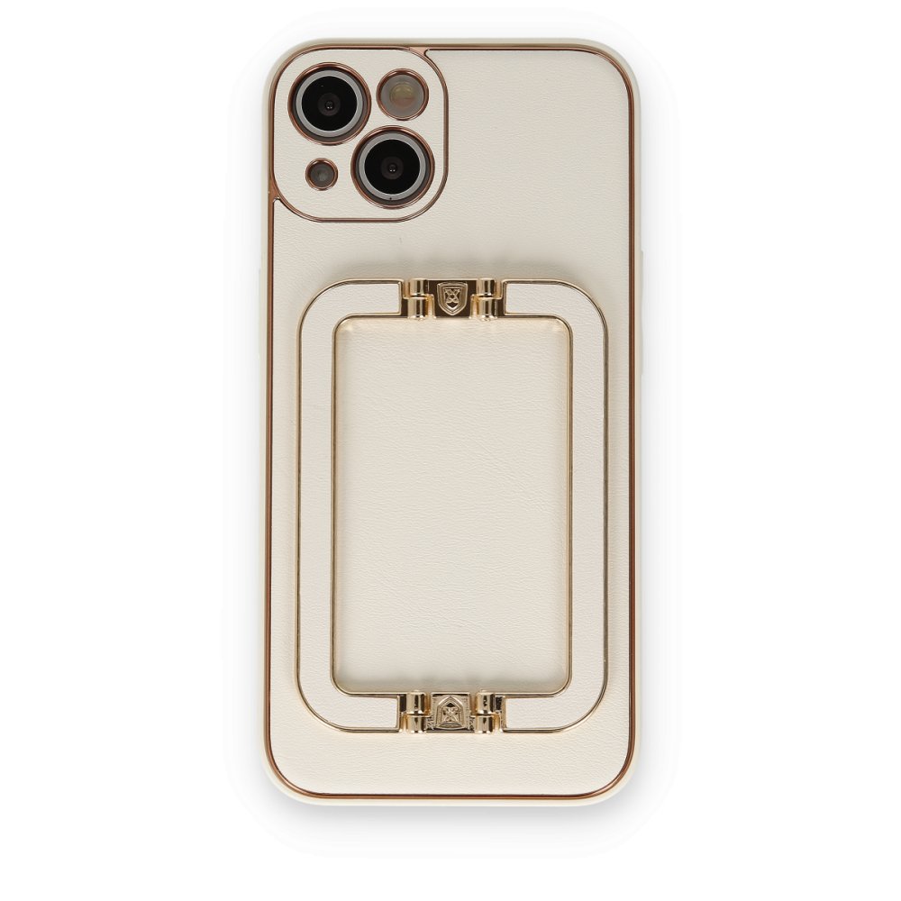  iPhone 14 Kılıf Coco Elit Kapak - Beyaz
