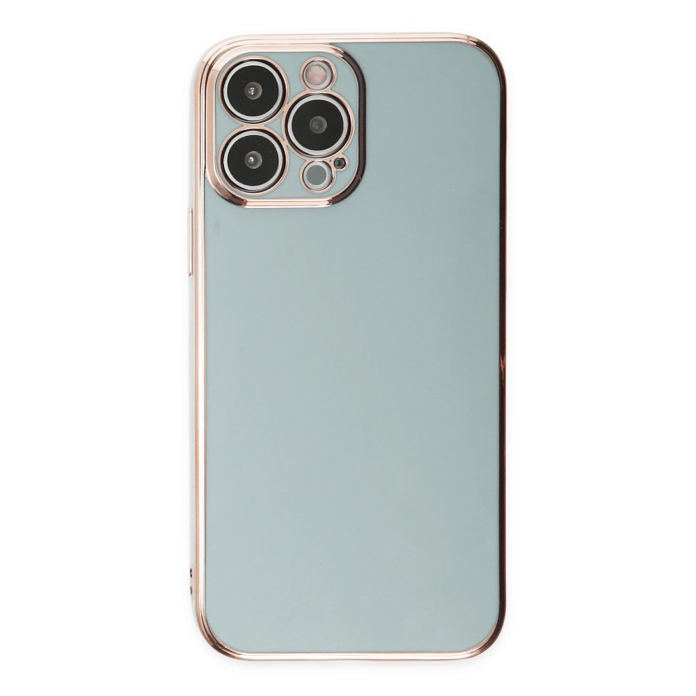  iPhone 13 Pro Kılıf Volet Silikon - Açık Yeşil