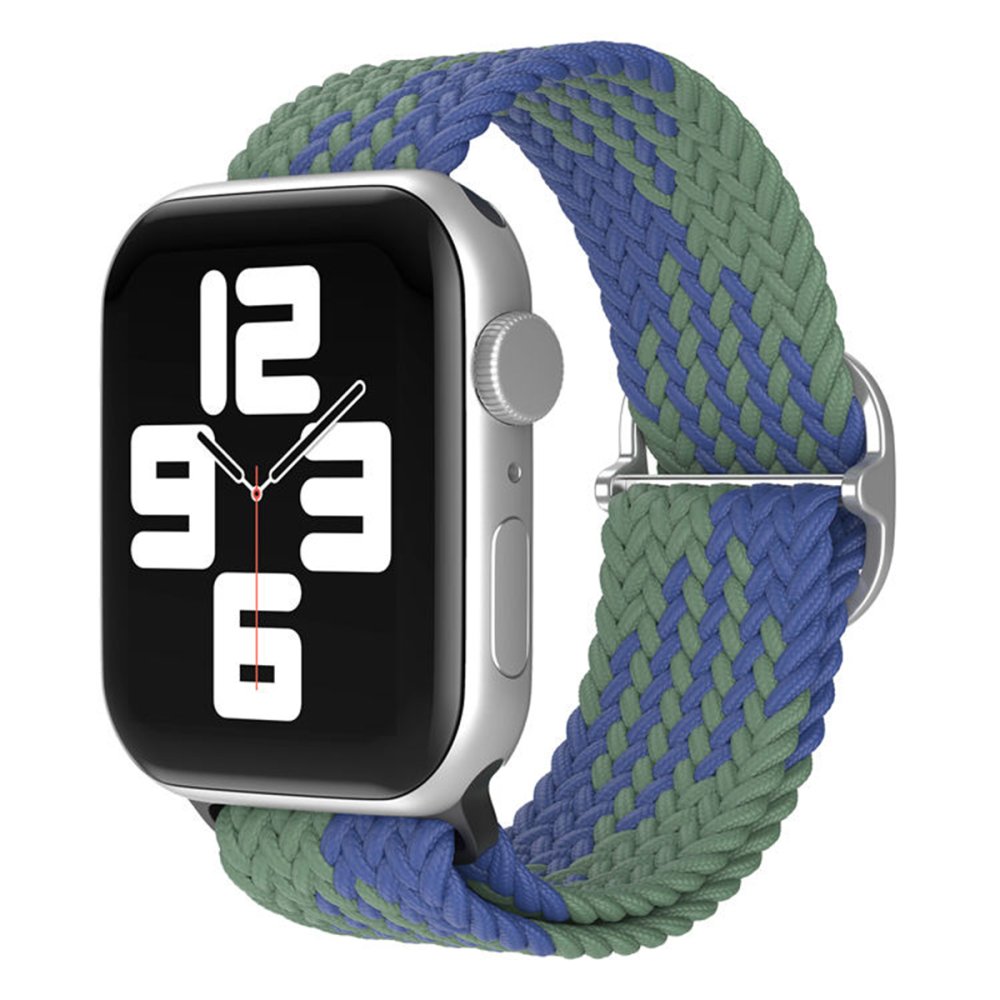  Apple Watch 40mm Star Kordon - Yeşil-Lacivert