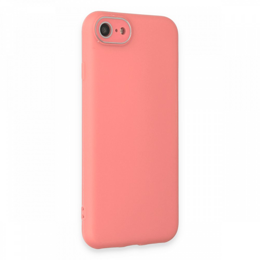  iPhone 7 Kılıf Lansman Glass Kapak - Pembe