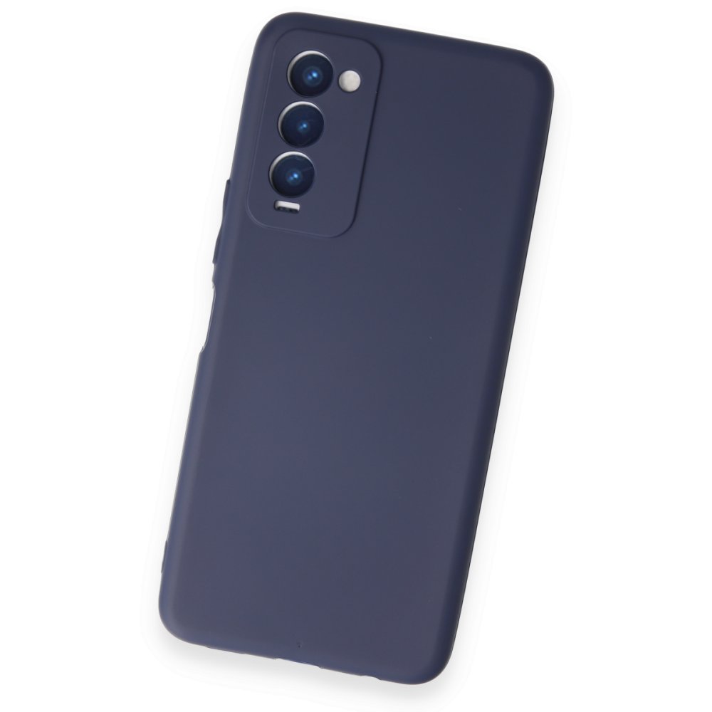 Tecno Camon 18 Kılıf First Silikon - Lacivert Tecno Camon 18 Kılıf First Silikon - Lacivert