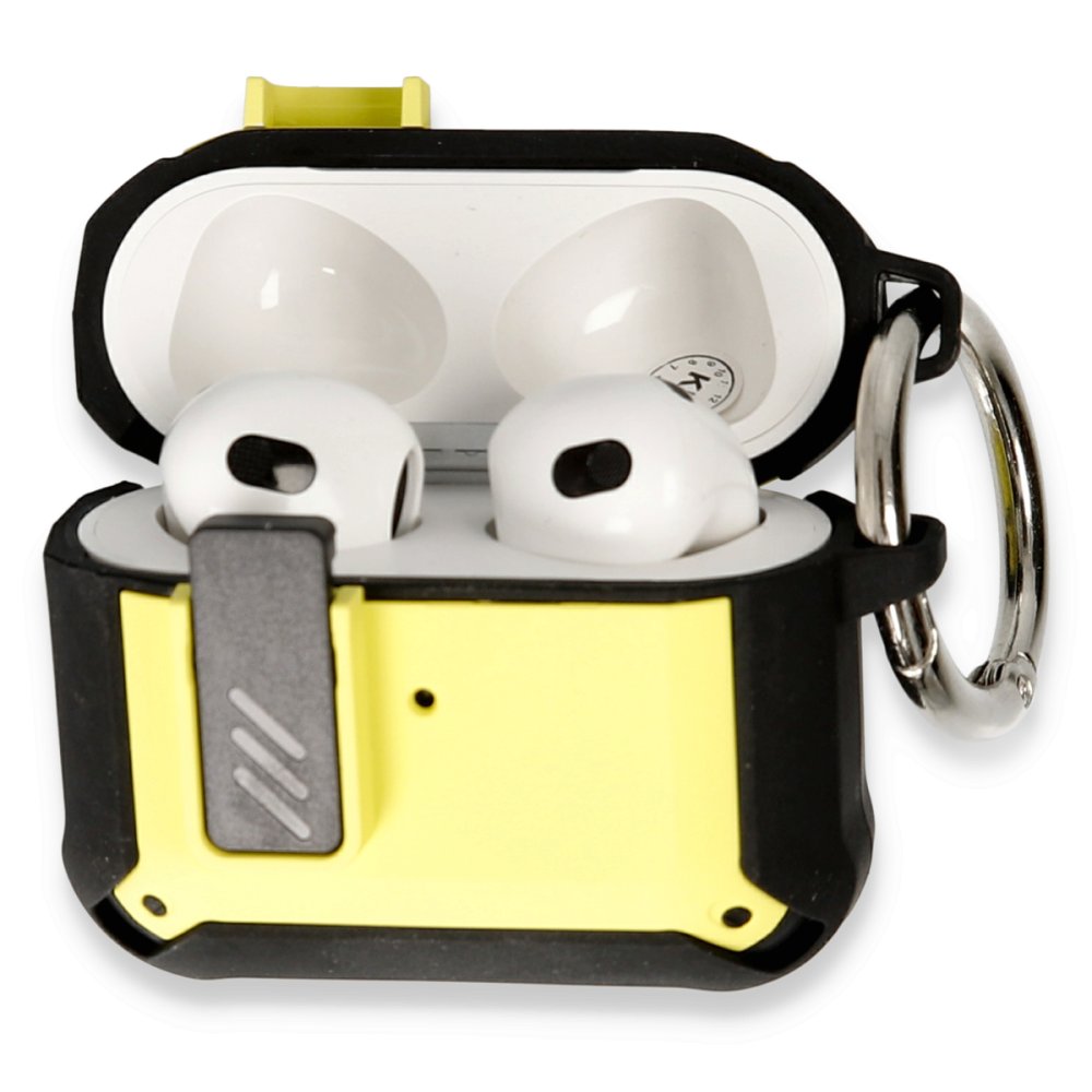 Airpods Pro (1.nesil) Truva Kılıf - Sarı Airpods Pro (1.nesil) Truva Kılıf - Sarı