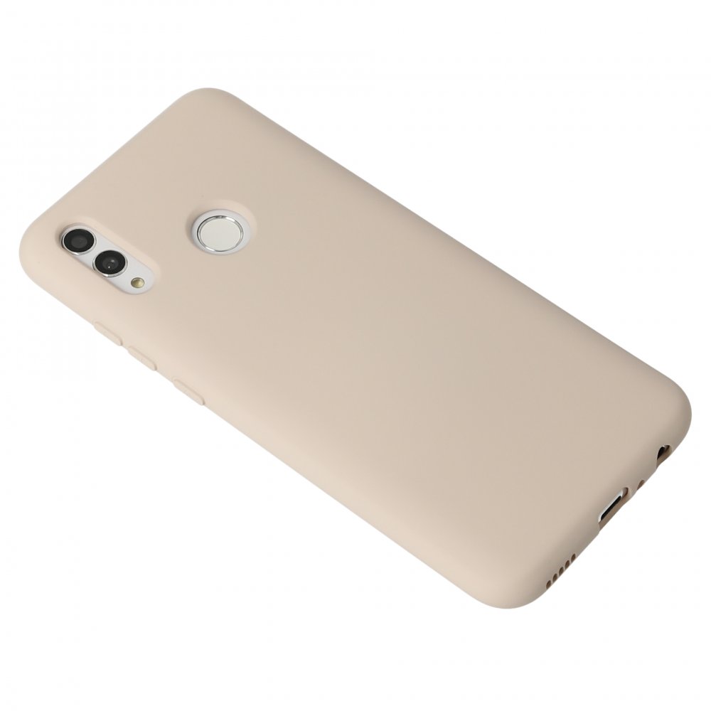 Huawei P Smart 2019 Kılıf Nano içi Kadife Silikon - Pudra  Huawei P Smart 2019 Kılıf Nano içi Kadife Silikon - Pudra
