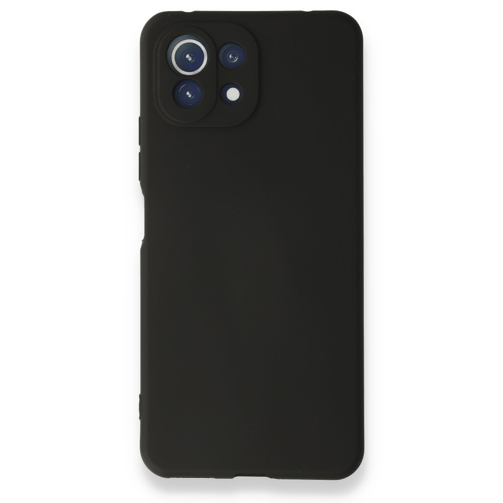 Xiaomi Mİ 11 Lite Kılıf First Silikon - Siyah  Xiaomi Mİ 11 Lite Kılıf First Silikon - Siyah