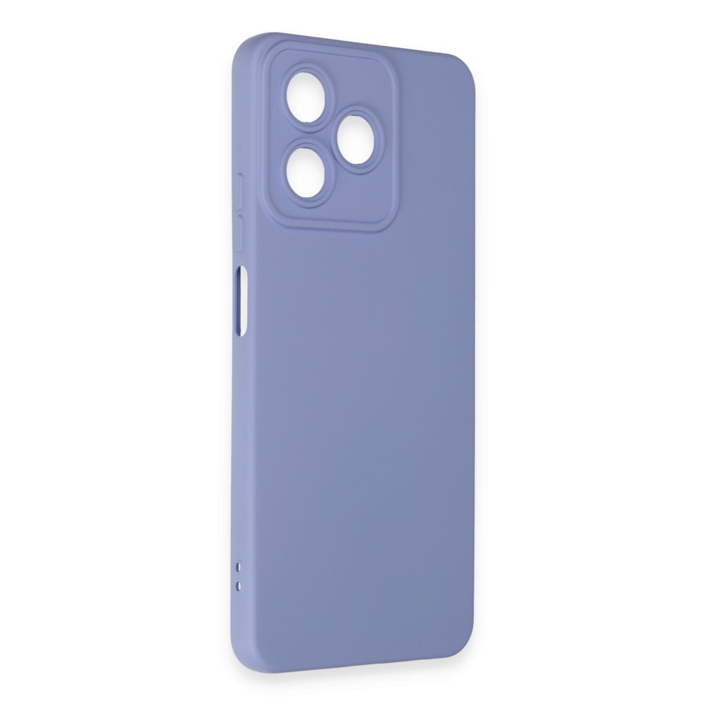 Realme C53 Kılıf Nano içi Kadife Silikon - Lila Realme C53 Kılıf Nano içi Kadife Silikon - Lila
