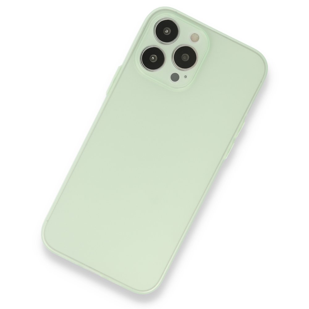  iPhone 13 Pro Kılıf Puma Silikon - Açık Yeşil