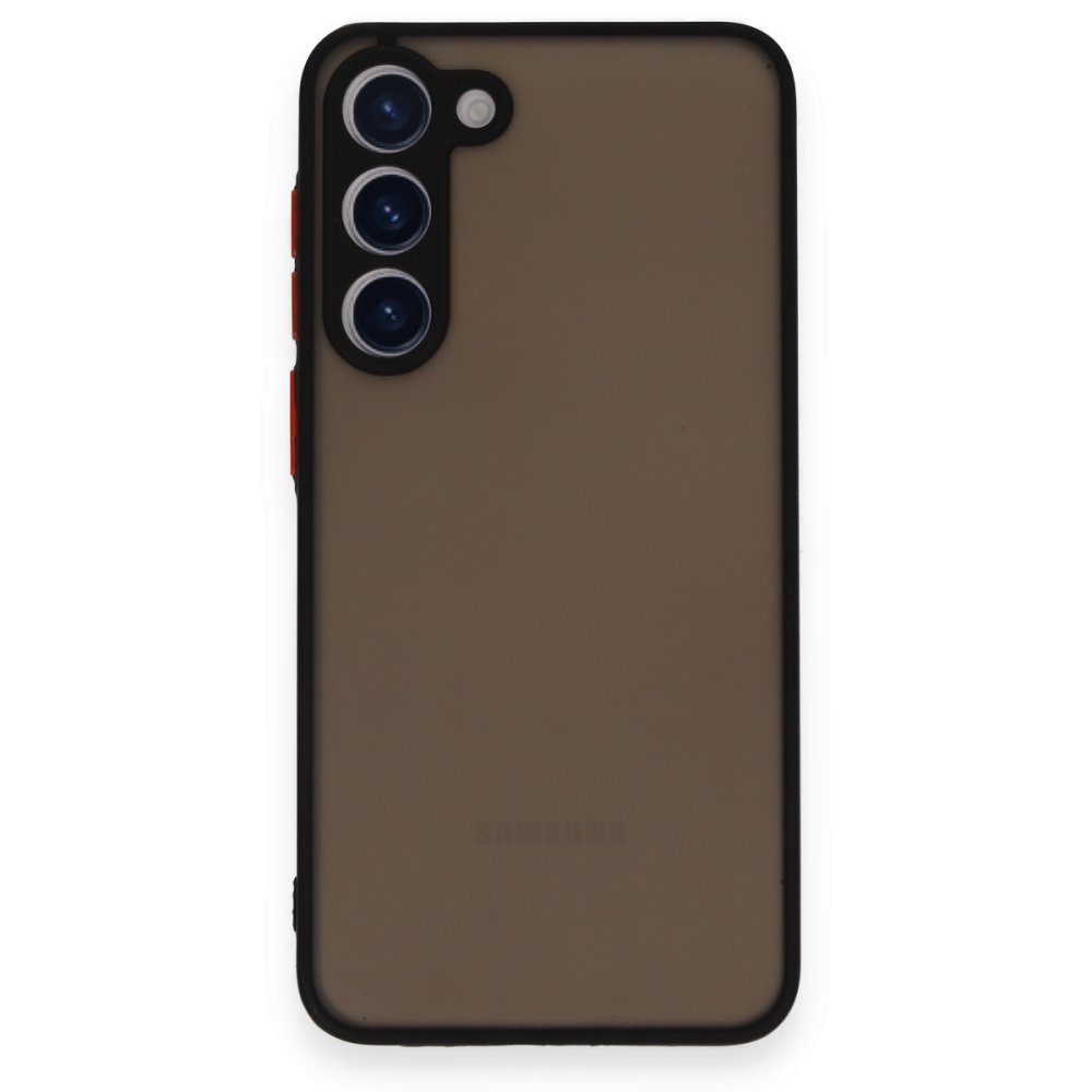 Samsung Galaxy S23 Plus Kılıf Montreal Silikon Kapak - Siyah