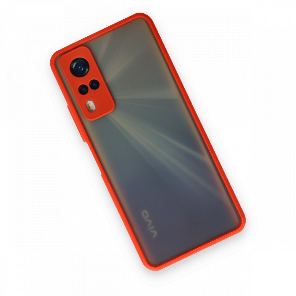  Vivo Y51 Kılıf Montreal Silikon Kapak - Kırmızı