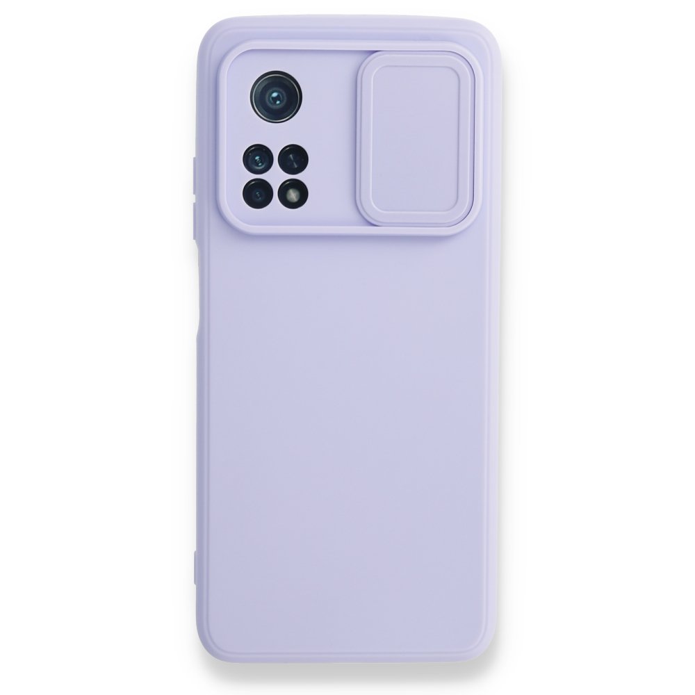  Xiaomi Mi 10T Pro Kılıf Color Lens Silikon - Mor