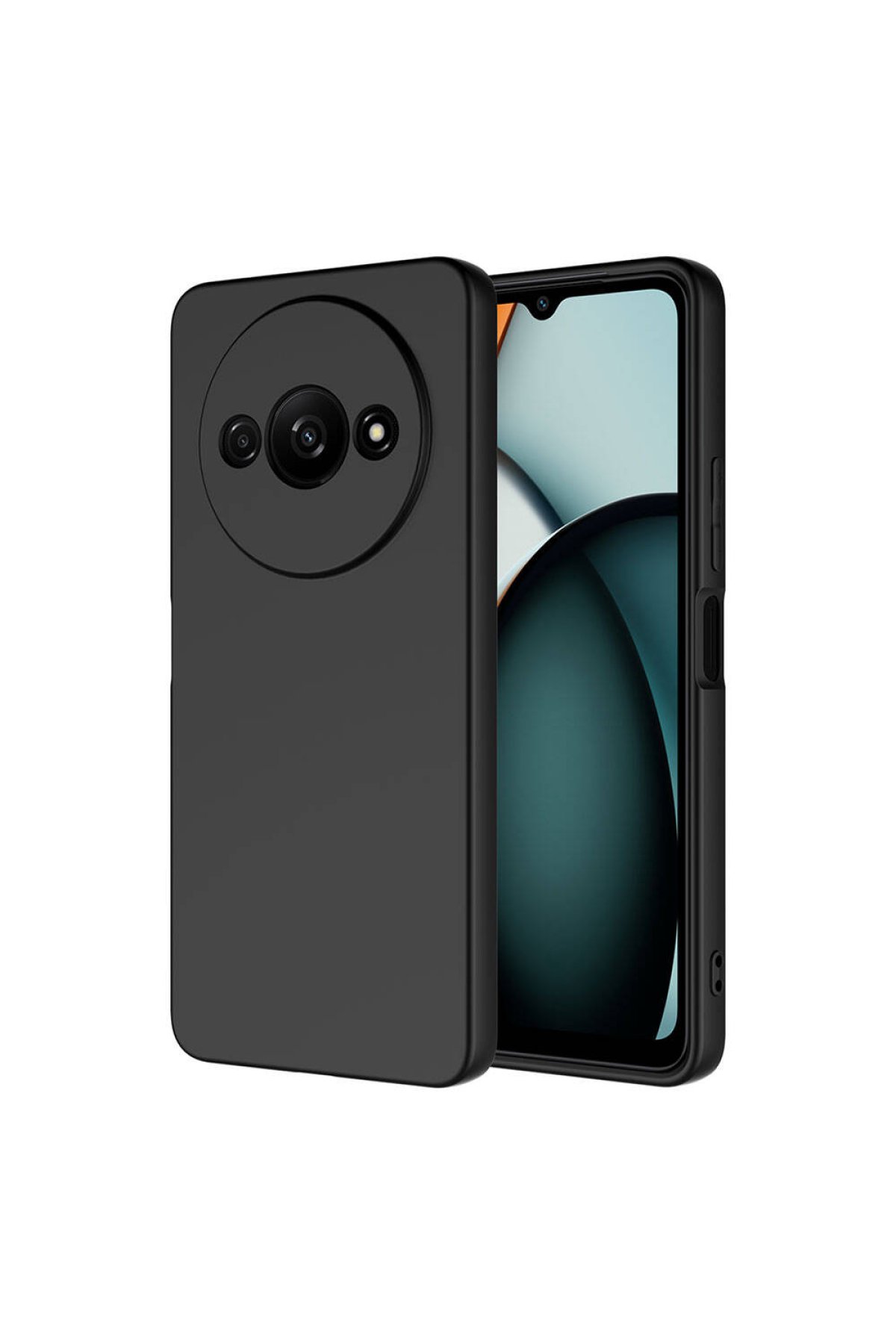 Realme C61 Kılıf First Silikon - Siyah Realme C61 Kılıf First Silikon - Siyah