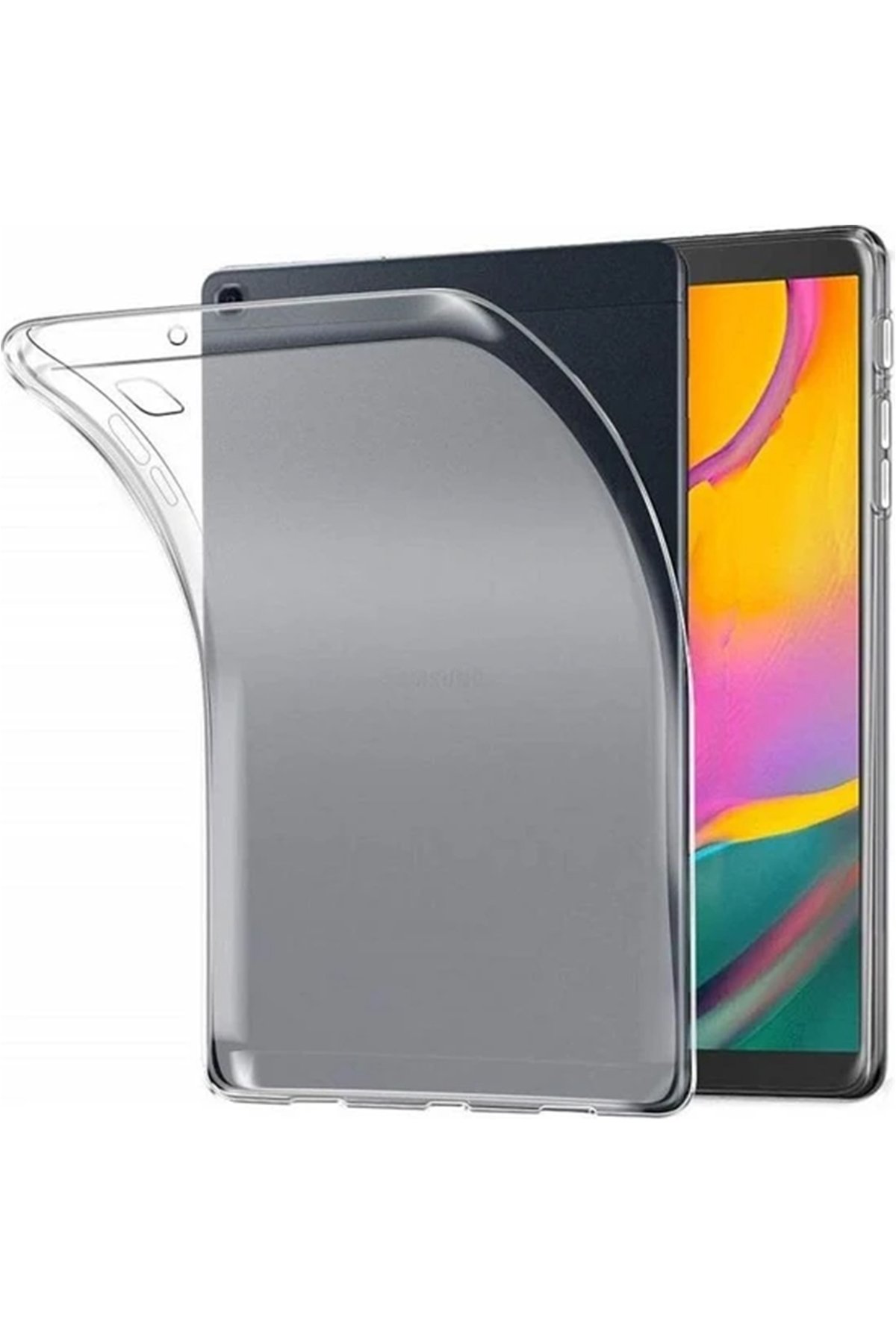  Samsung Galaxy T290 Tab A 8 Kılıf Tablet Şeffaf Silikon - Şeffaf