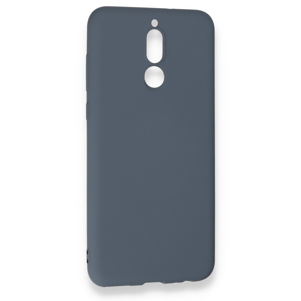 Huawei Mate 10 Lite Kılıf Nano içi Kadife Silikon - Gri  Huawei Mate 10 Lite Kılıf Nano içi Kadife Silikon - Gri