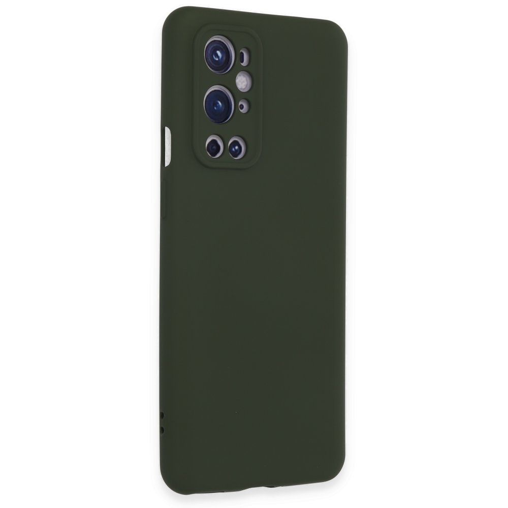 One Plus 9 Pro Kılıf Nano içi Kadife Silikon - Koyu Yeşil One Plus 9 Pro Kılıf Nano içi Kadife Silikon - Koyu Yeşil
