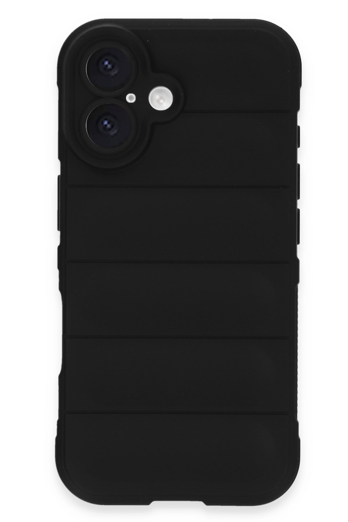 iPhone 16 Kılıf Optimum Silikon - Siyah iPhone 16 Kılıf Optimum Silikon - Siyah