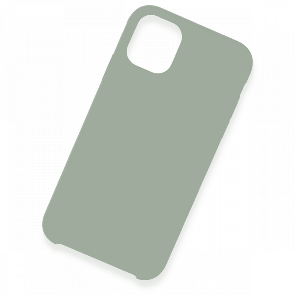  iPhone 12 Kılıf Lansman Legant Silikon - Açık Gri