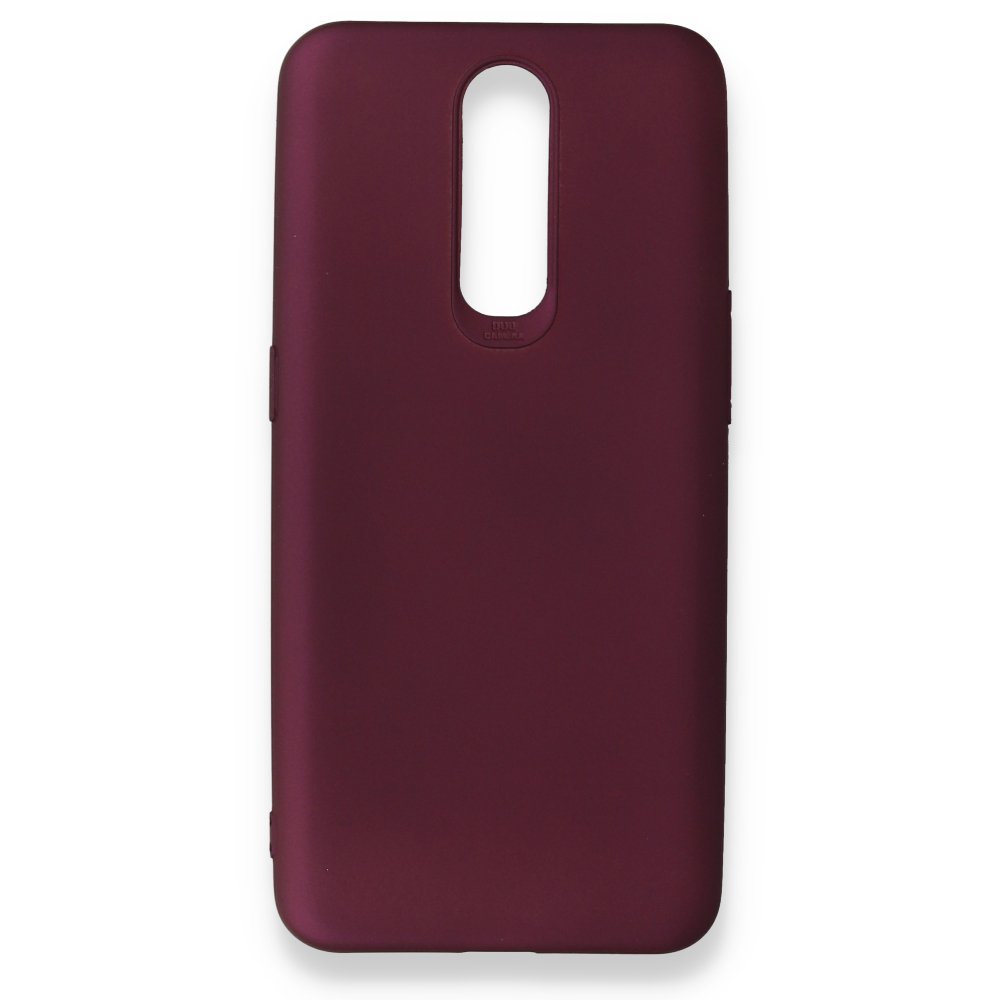 Oppo RX17 Pro Kılıf First Silikon - Mürdüm Oppo RX17 Pro Kılıf First Silikon - Mürdüm