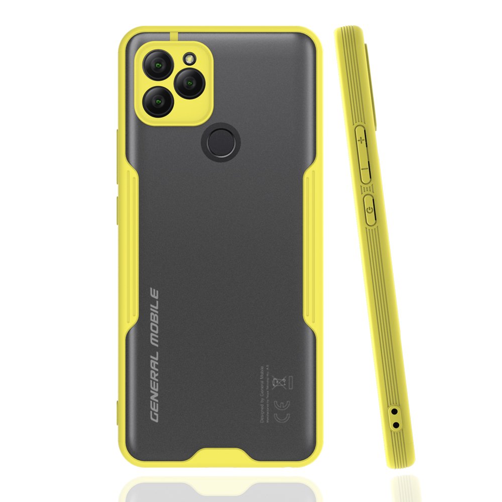  General Mobile GM 21 Kılıf Platin Silikon - Sarı