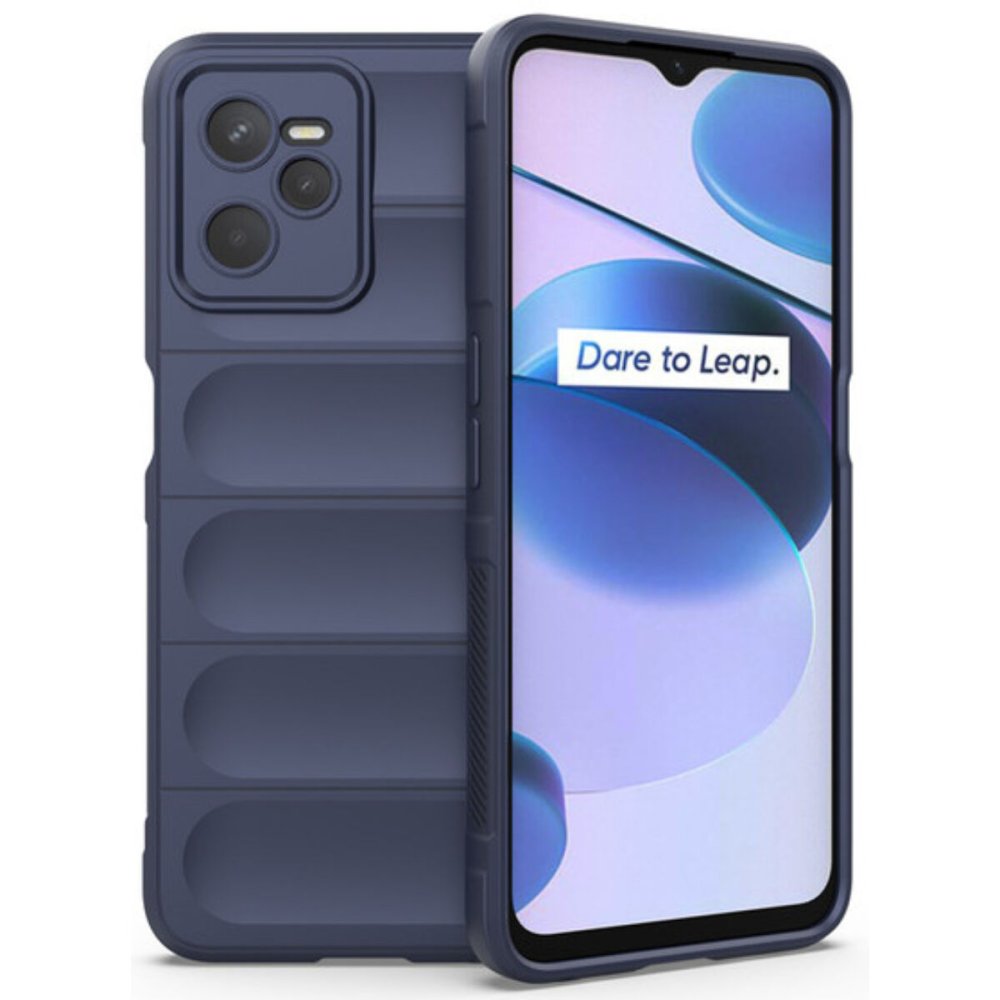 Realme C35 Kılıf Optimum Silikon - Lacivert  Realme C35 Kılıf Optimum Silikon - Lacivert