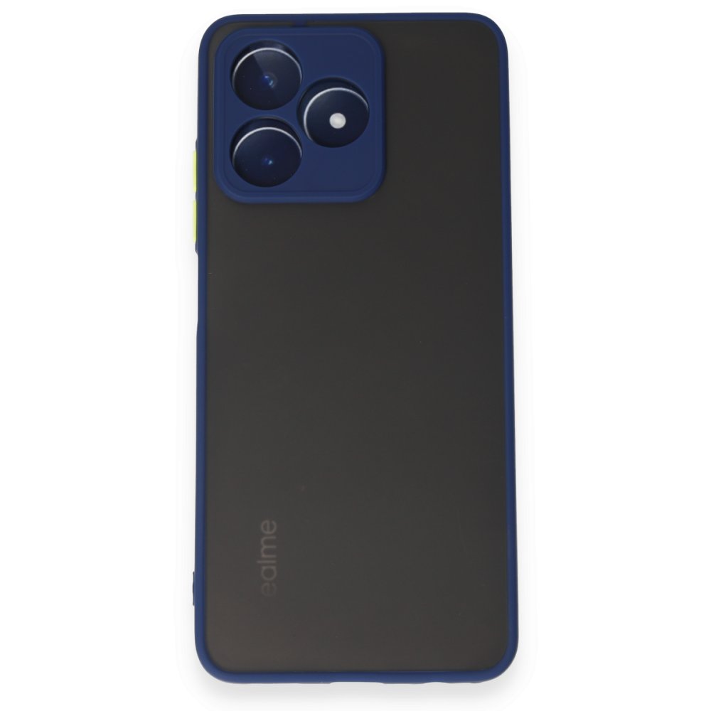 Realme C53 Kılıf Montreal Silikon Kapak - Lacivert Realme C53 Kılıf Montreal Silikon Kapak - Lacivert