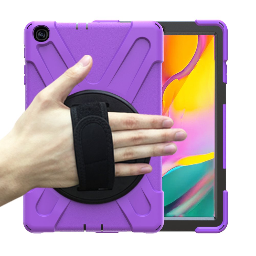  Samsung Galaxy T510 Tab A 10.1 Kılıf Amazing Tablet Kapak - Mor