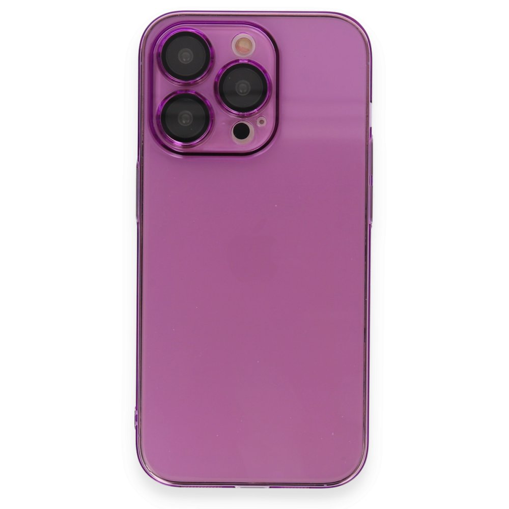  iPhone 13 Pro Max Kılıf Armada Lensli Kapak - Mor