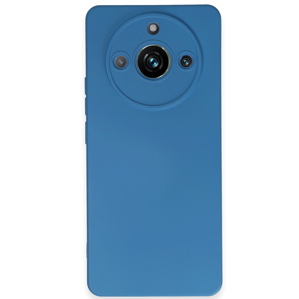 Realme 11 Pro Kılıf Nano içi Kadife Silikon - Mavi Realme 11 Pro Kılıf Nano içi Kadife Silikon - Mavi