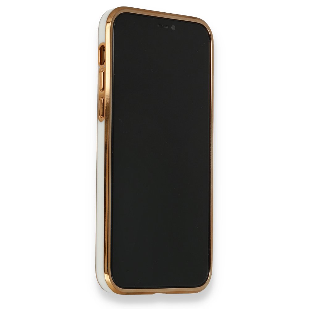  iPhone 12 Pro Kılıf Liva Silikon - Beyaz