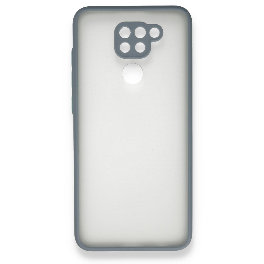 Redmi Note 9 Kılıf Montreal Silikon Kapak - Gri Redmi Note 9 Kılıf Montreal Silikon Kapak - Gri