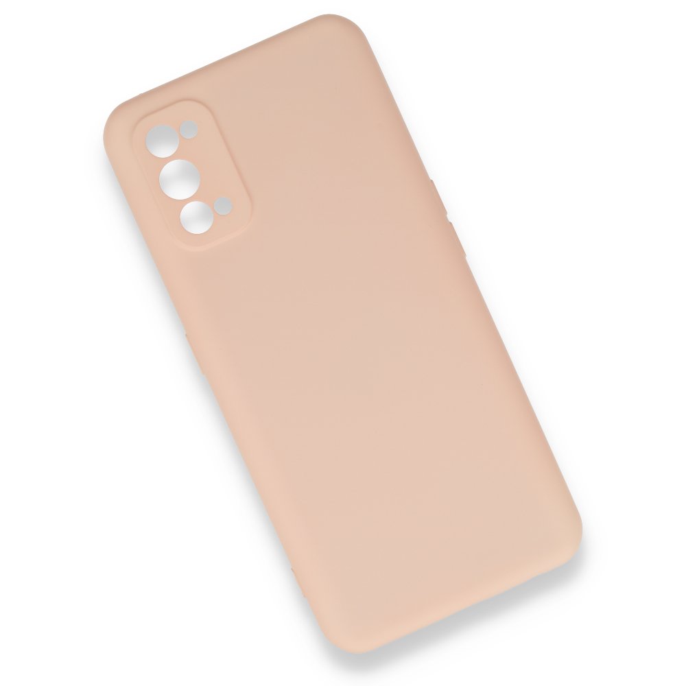 Realme 7 Pro Kılıf Nano içi Kadife Silikon - Pembe  Realme 7 Pro Kılıf Nano içi Kadife Silikon - Pembe