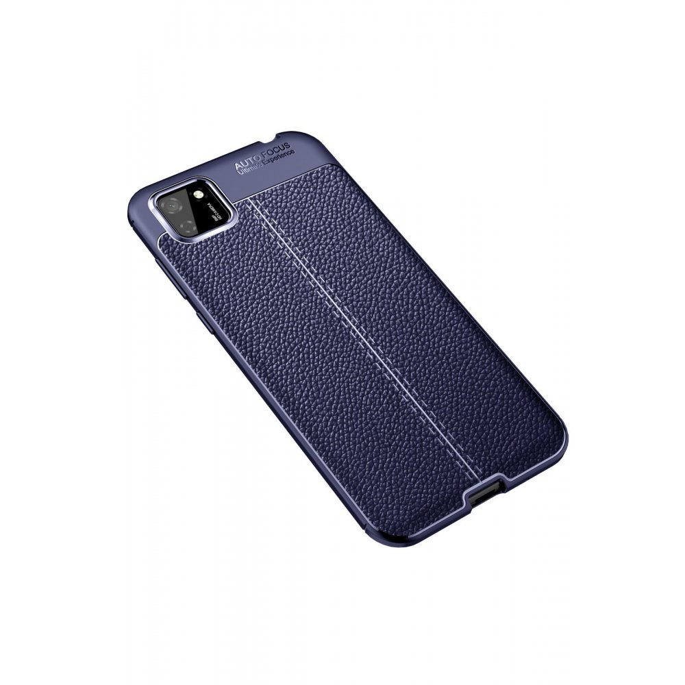 Huawei Y5P Kılıf Auto Focus Kapak - Lacivert  Huawei Y5P Kılıf Auto Focus Kapak - Lacivert