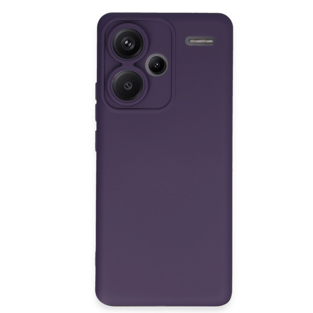 Redmi Note 13 Pro Plus Kılıf Nano içi Kadife Silikon - Mor Redmi Note 13 Pro Plus Kılıf Nano içi Kadife Silikon - Mor