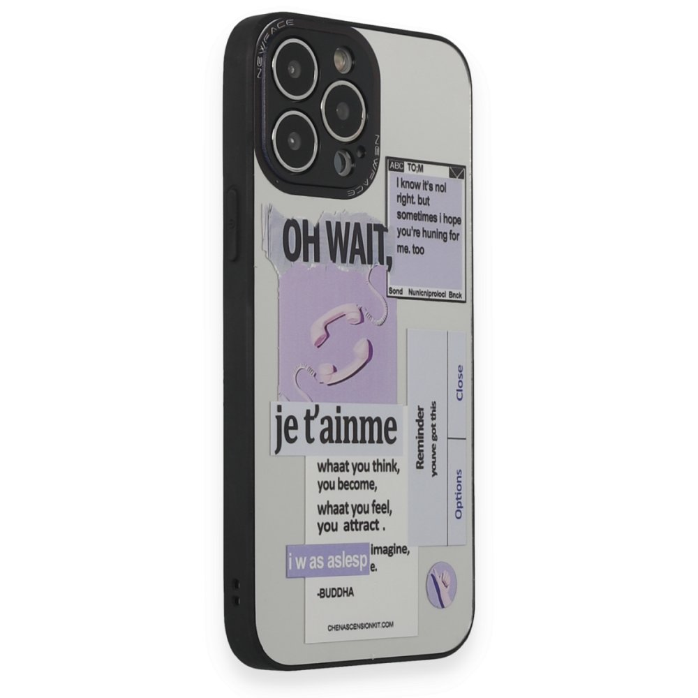  iPhone 13 Pro Kılıf Mirror Desenli Kapak - Mirror - 4