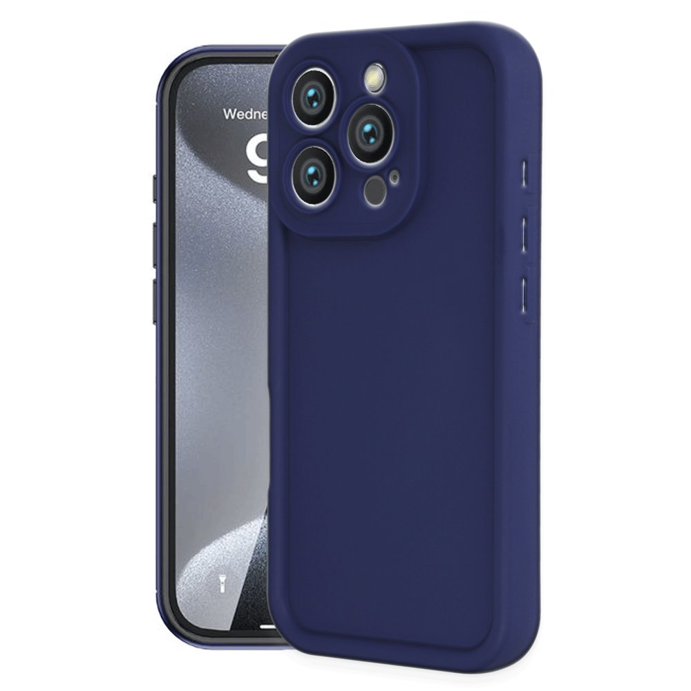  iPhone 16 Pro Max Kılıf Viera Silikon - Lacivert