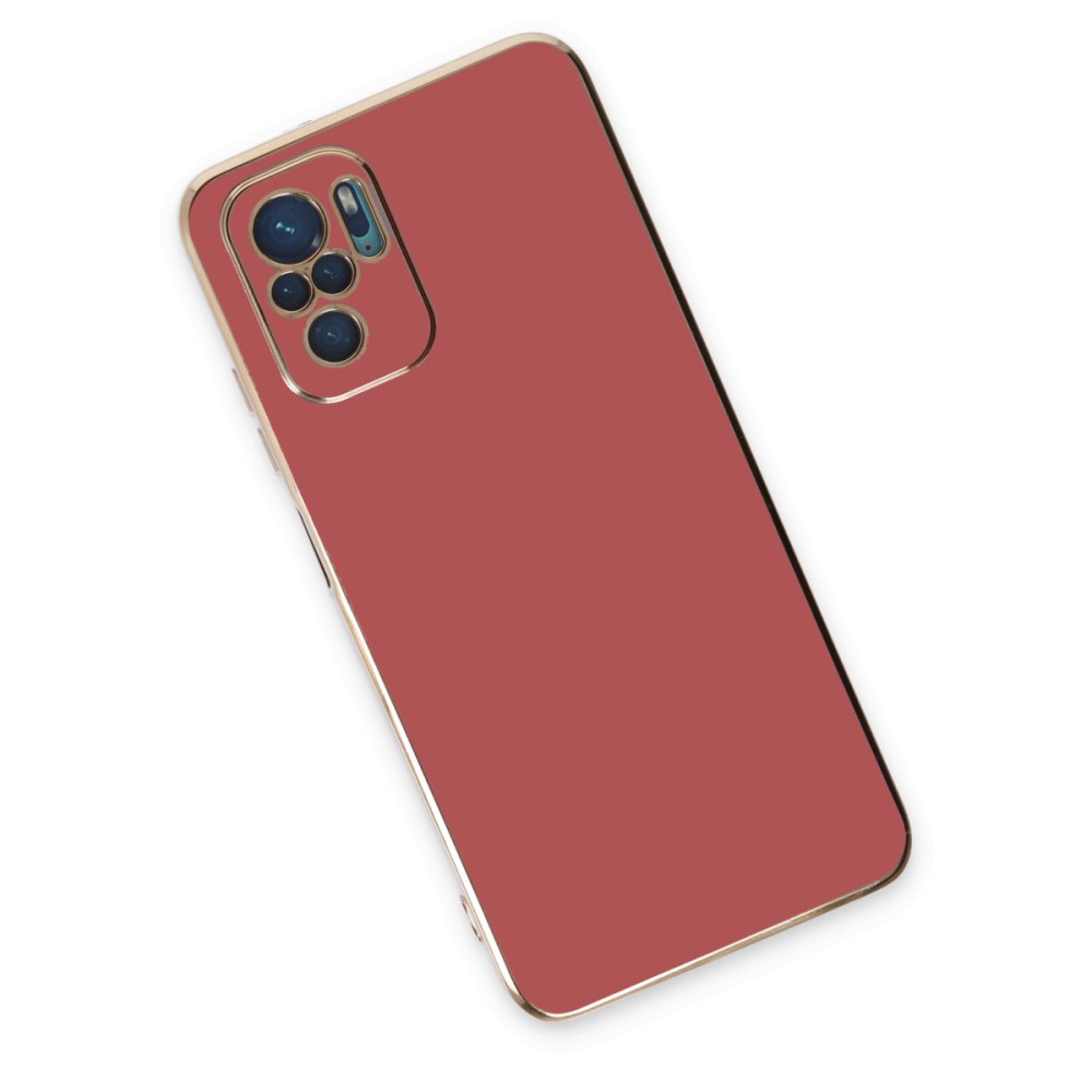 Redmi Note 10S Kılıf Volet Silikon - Kırmızı