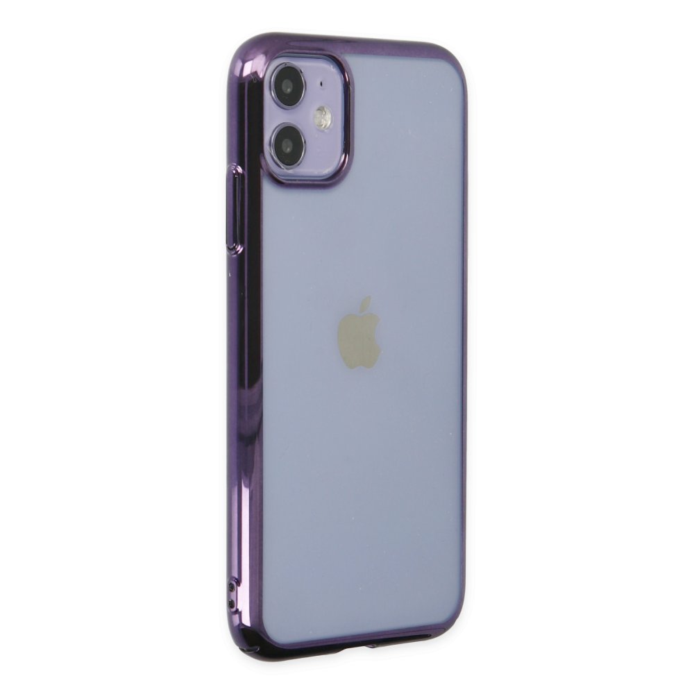 iPhone 12 Kılıf Element Silikon - Mor iPhone 12 Kılıf Element Silikon - Mor