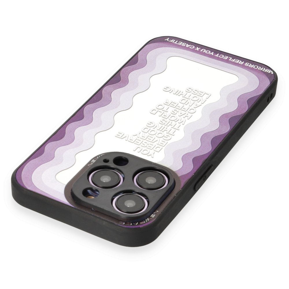  iPhone 12 Pro Max Kılıf Mirror Desenli Kapak - Mirror - 5