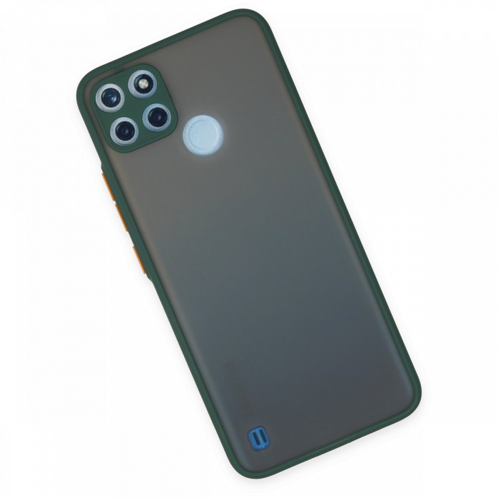  Realme C21Y Kılıf Montreal Silikon Kapak - Yeşil