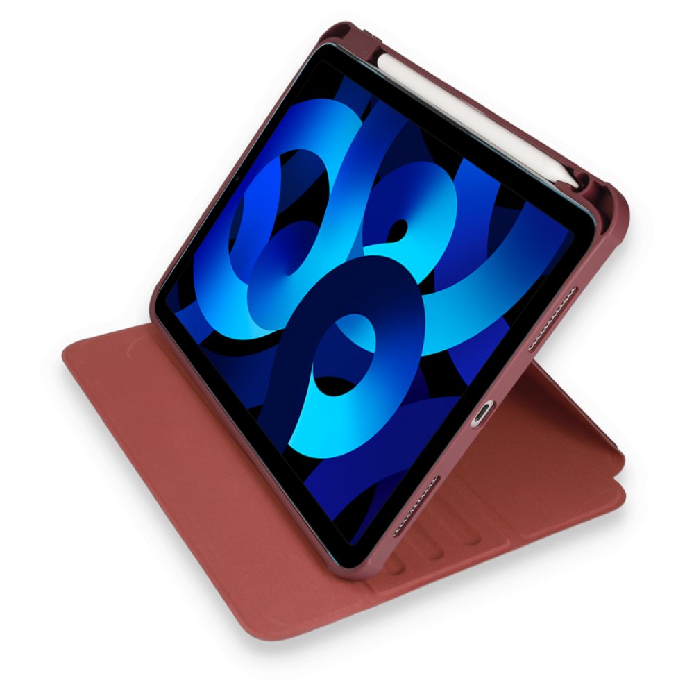  iPad 10.2 (7.nesil) Kılıf Starling 360 Kalemlikli Tablet Kılıf - Mor