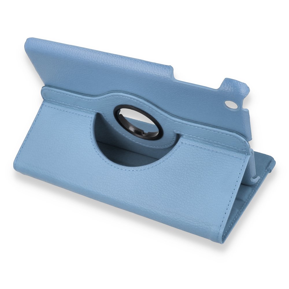 iPad Mini 1 Kılıf 360 Tablet Deri Kılıf - Turkuaz iPad Mini 1 Kılıf 360 Tablet Deri Kılıf - Turkuaz