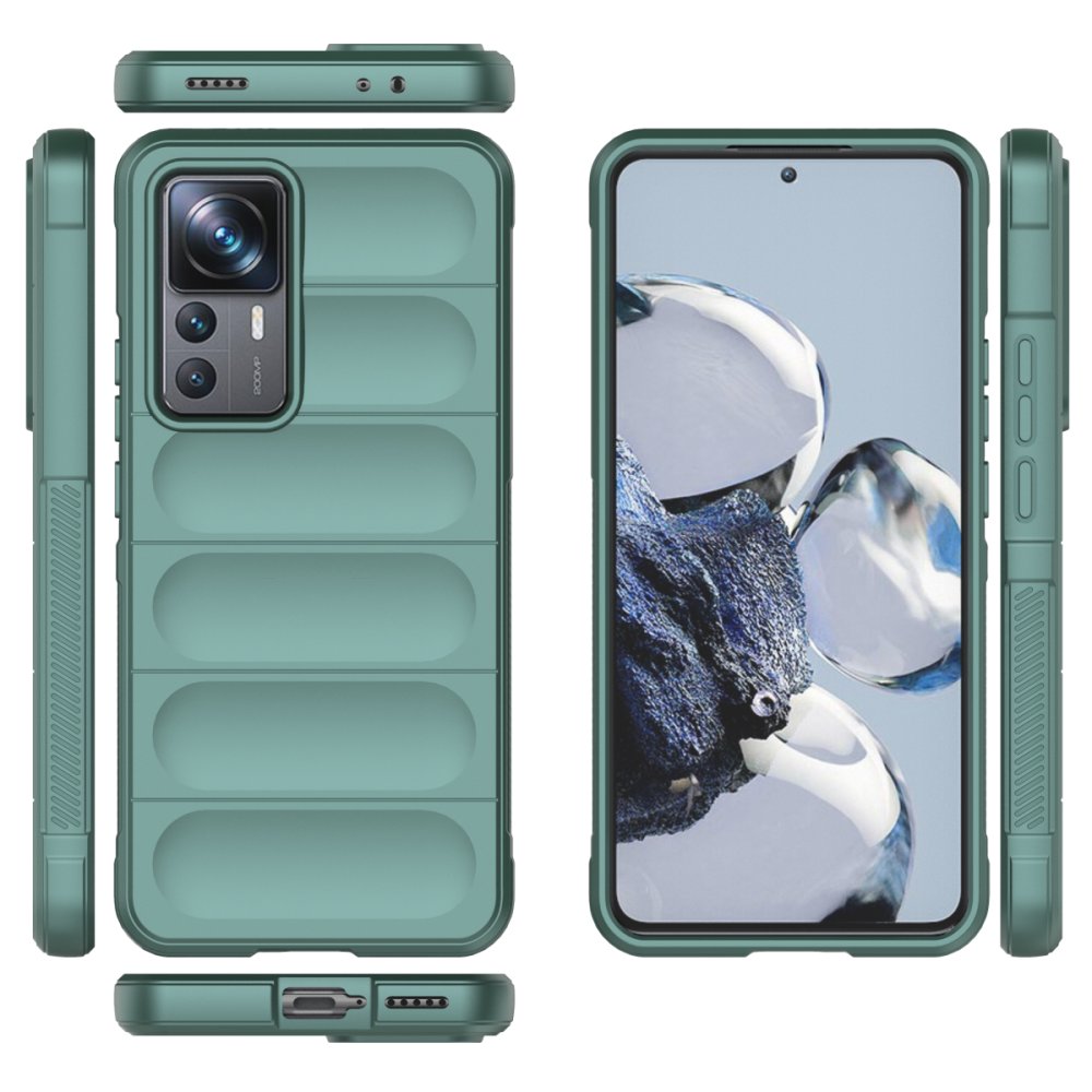 Xiaomi Mi 12T Kılıf Optimum Silikon - Koyu Yeşil Xiaomi Mi 12T Kılıf Optimum Silikon - Koyu Yeşil