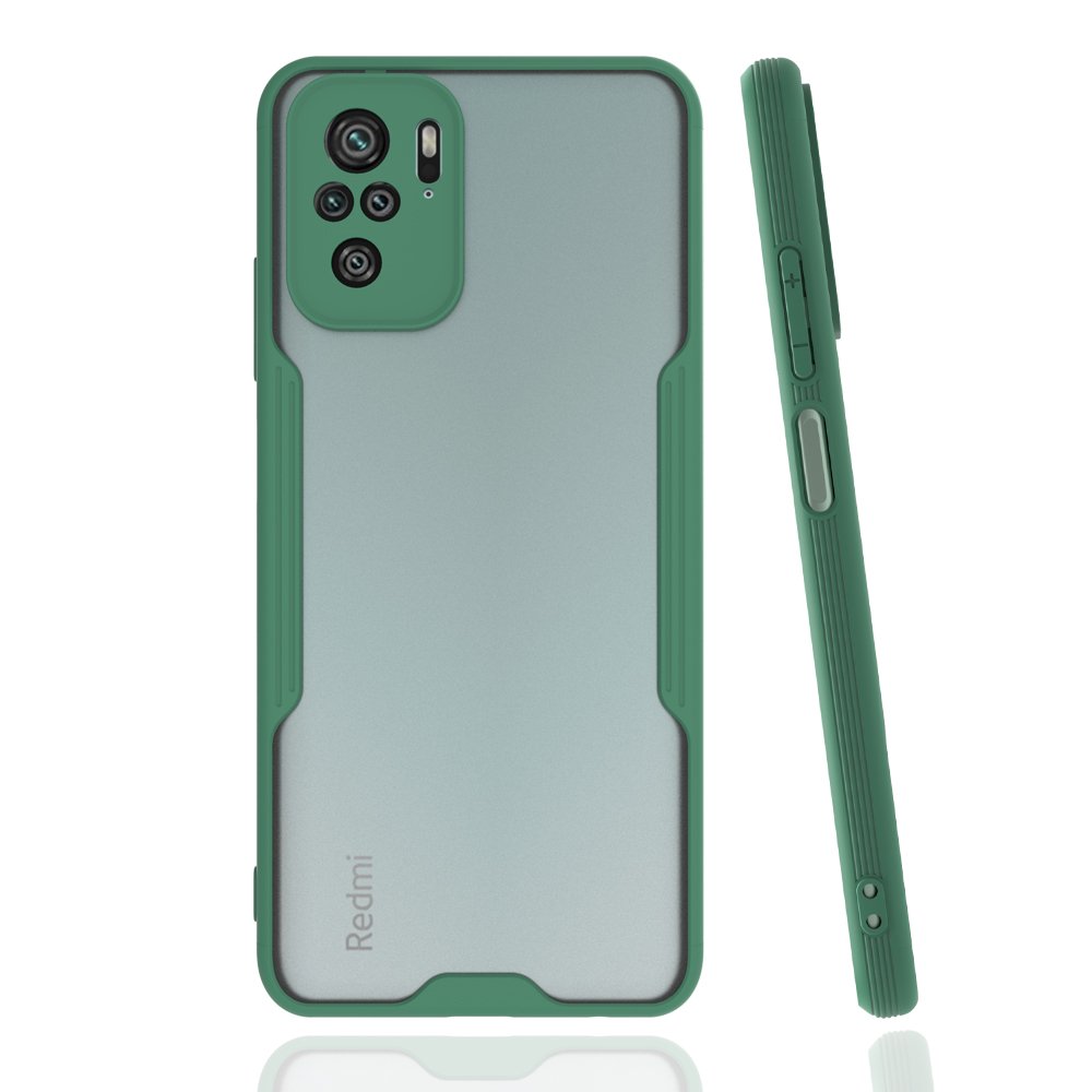 Redmi Note 10S Kılıf Platin Silikon - Yeşil