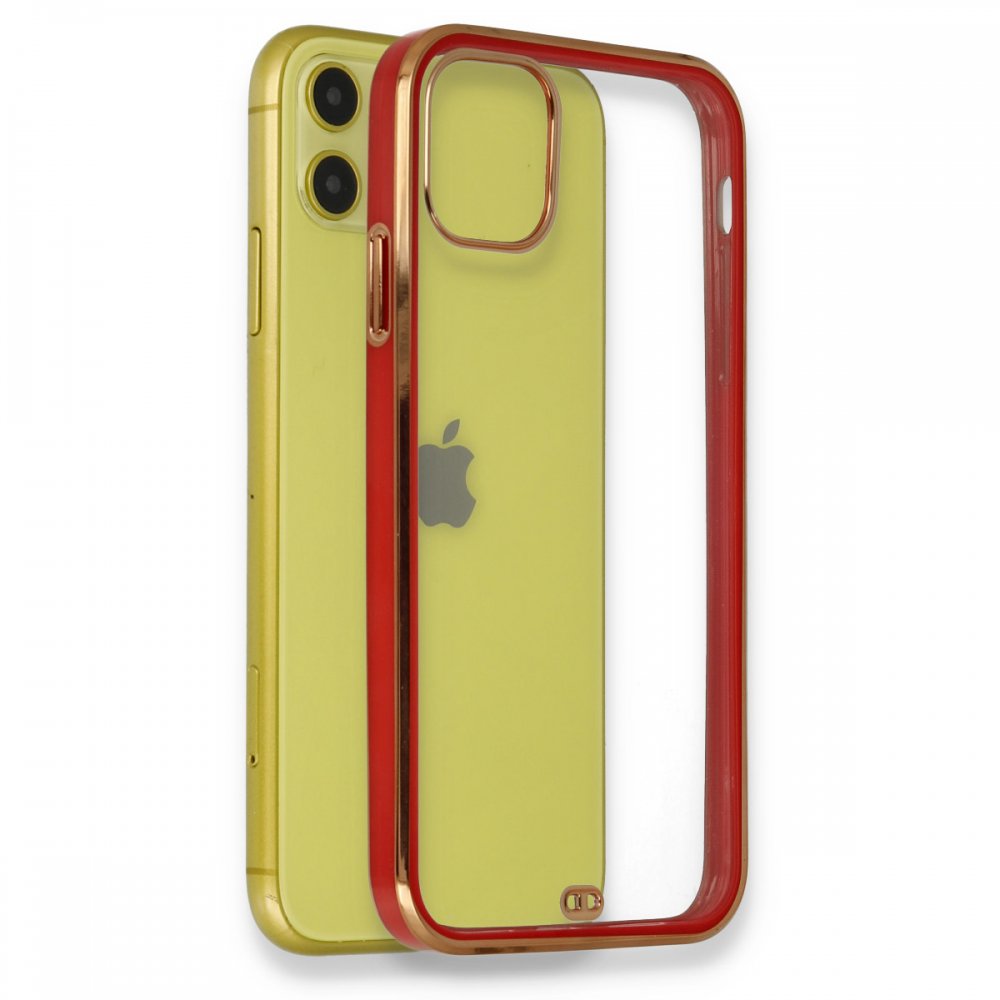 iPhone 12 Mini Kılıf Liva Silikon - Kırmızı iPhone 12 Mini Kılıf Liva Silikon - Kırmızı