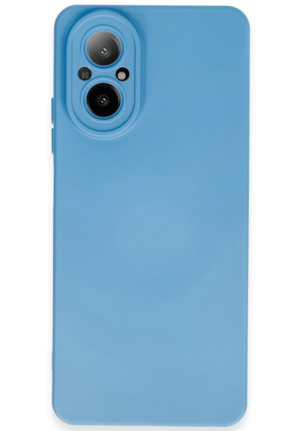 Realme 12 Lite Kılıf Nano içi Kadife Silikon - Mavi  Realme 12 Lite Kılıf Nano içi Kadife Silikon - Mavi