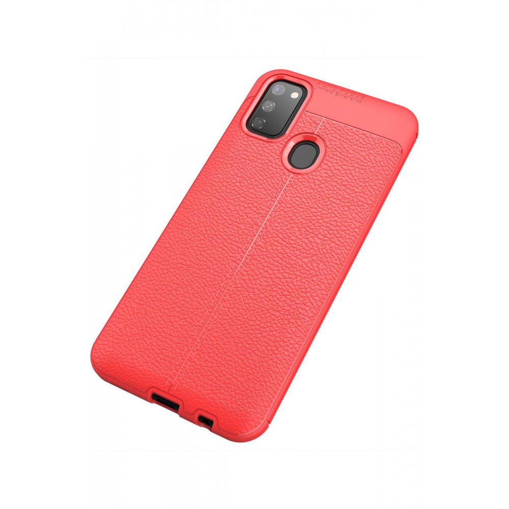 Samsung Galaxy M30S Kılıf Auto Focus Kapak - Kırmızı Samsung Galaxy M30S Kılıf Auto Focus Kapak - Kırmızı