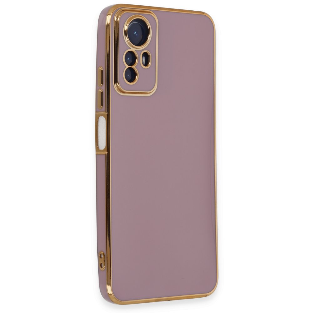 Redmi Note 12S Kılıf Volet Silikon - Mor