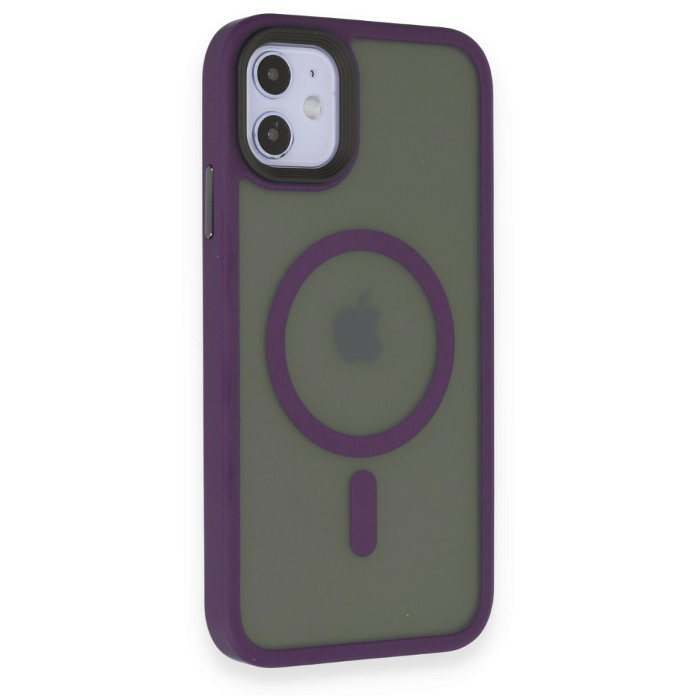  iPhone 11 Kılıf Trex Magneticsafe Kapak - Derin Mor