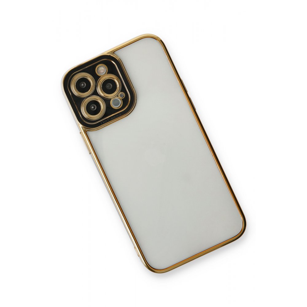  iPhone 13 Pro Kılıf Liva Lens Silikon - Siyah