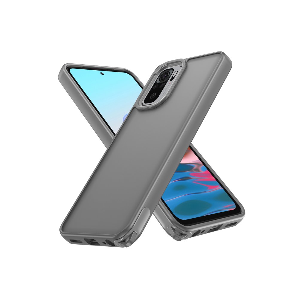  Xiaomi Poco M5s Kılıf Elegant Kapak - Titan Gri