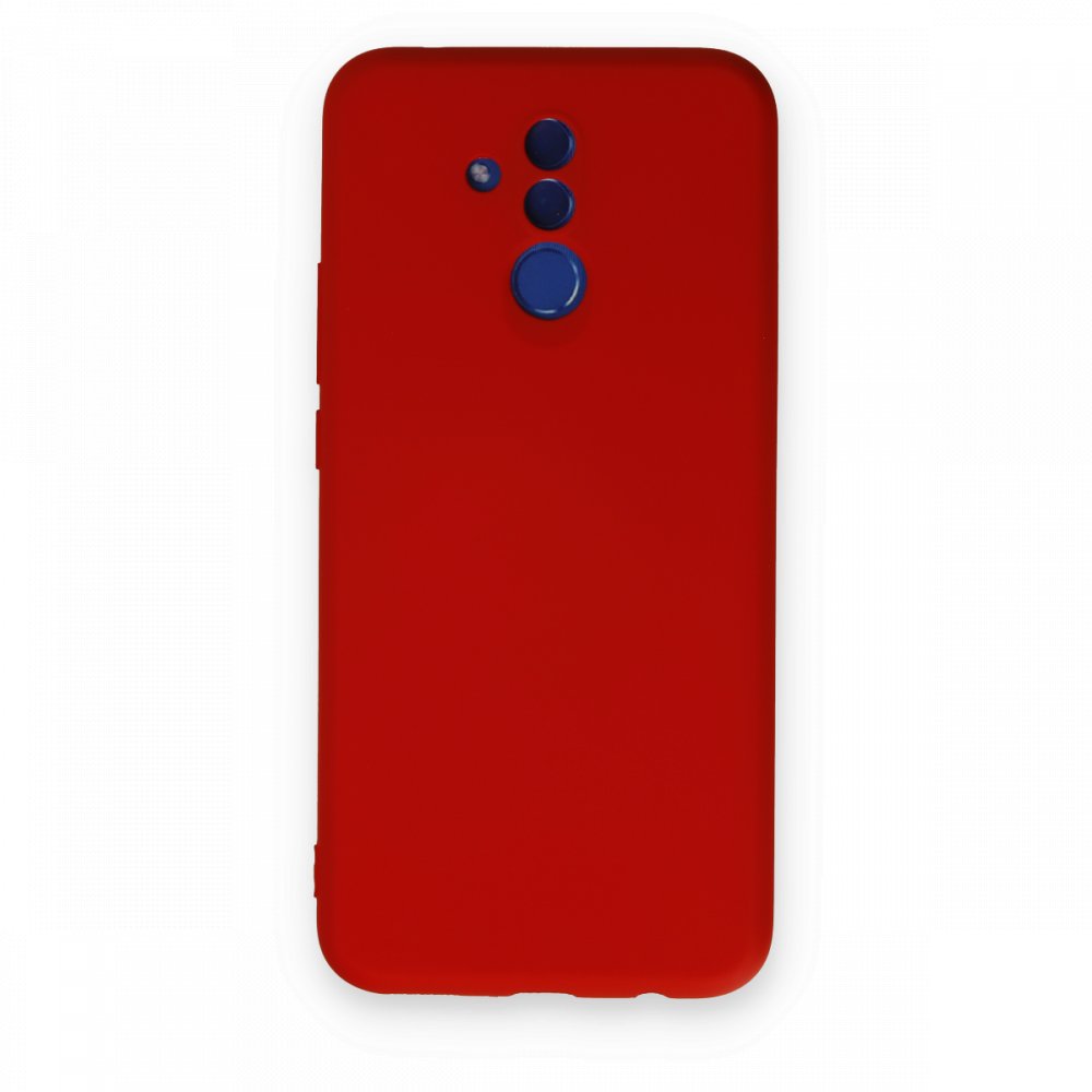 Huawei Mate 20 Lite Kılıf Nano içi Kadife Silikon - Kırmızı Huawei Mate 20 Lite Kılıf Nano içi Kadife Silikon - Kırmızı